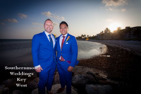 Key West Sandy Beach Sunset Wedding