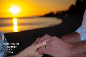 Toes in the Sand Sunset Elopement
