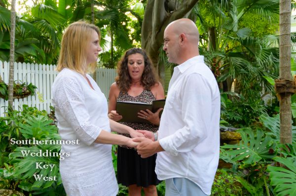 Key West Tropical Garden Wedding