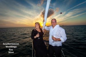 Private Sunset Sailboat Elopement