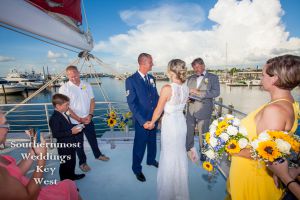 Private Sunset Sailboat Wedding
