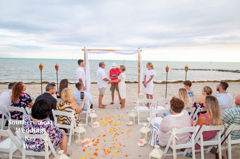 Sea Shell Beach Wedding Key West, Florida