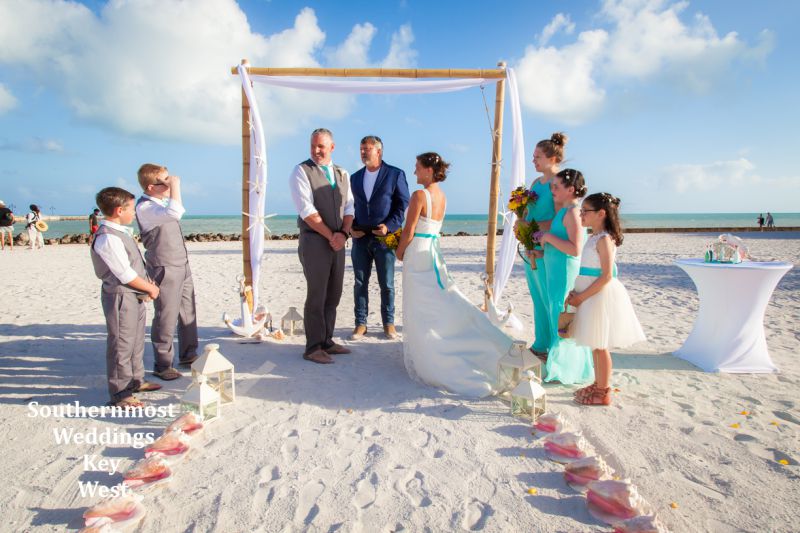 Getting Married in Key West on Higgs Beach by Southernmost Weddings Key West